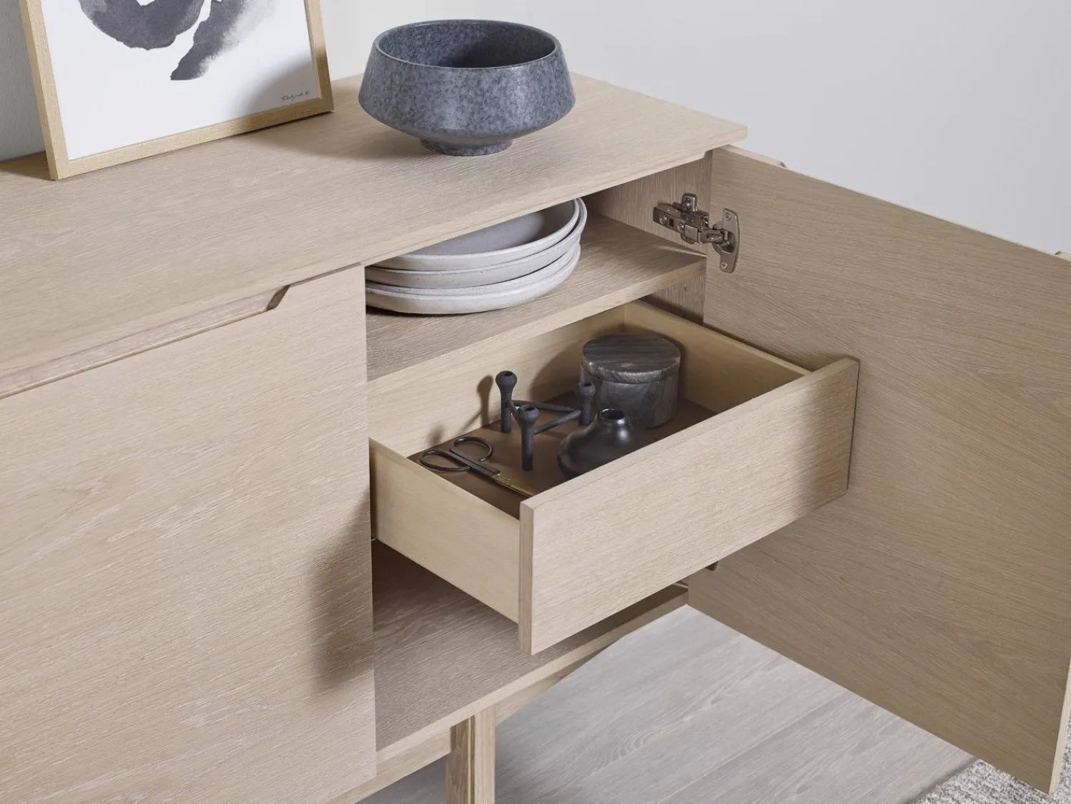 Dressoirs-Skovby SM306 Dressoir White Oil