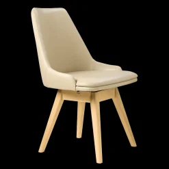 Eetkamerstoelen Zonder Armleuning-Skovby SM819 Eetkamerstoel Beige