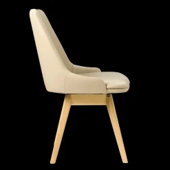 Eetkamerstoelen Zonder Armleuning-Skovby SM819 Eetkamerstoel Beige