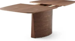 Houten Eettafels|Uitschuifbare Eettafels-Skovby SM117 Eettafel White Oil