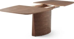 Houten Eettafels|Uitschuifbare Eettafels-Skovby SM117 Eettafel White Oil