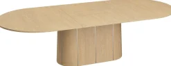 Uitschuifbare Eettafels-Skovby SM115 Eettafel Naturel