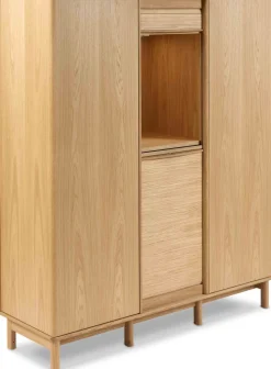 Opbergkasten|Opbergkasten-Skovby SM546 Highboard Naturel