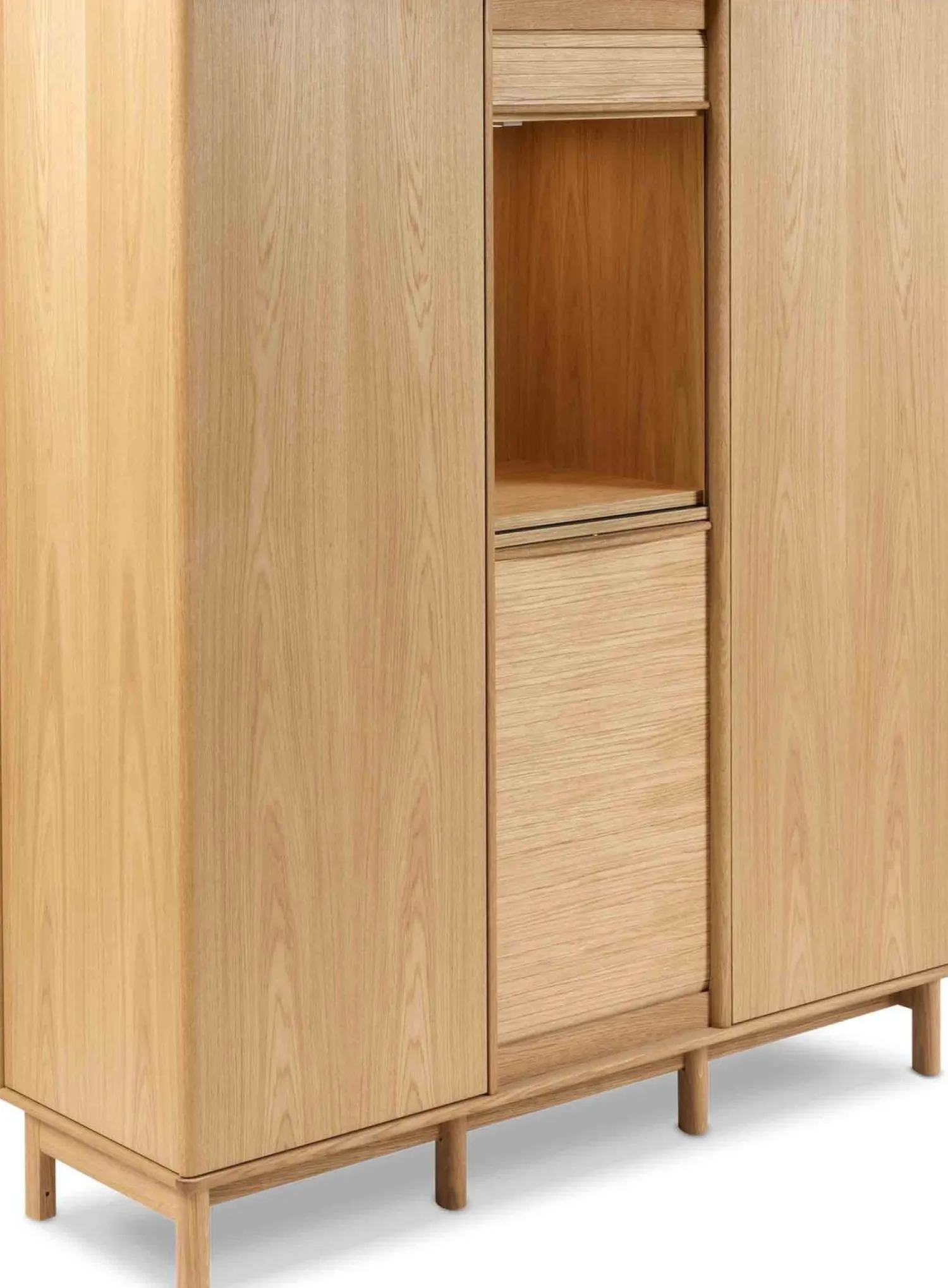 Opbergkasten|Opbergkasten-Skovby SM546 Highboard Naturel