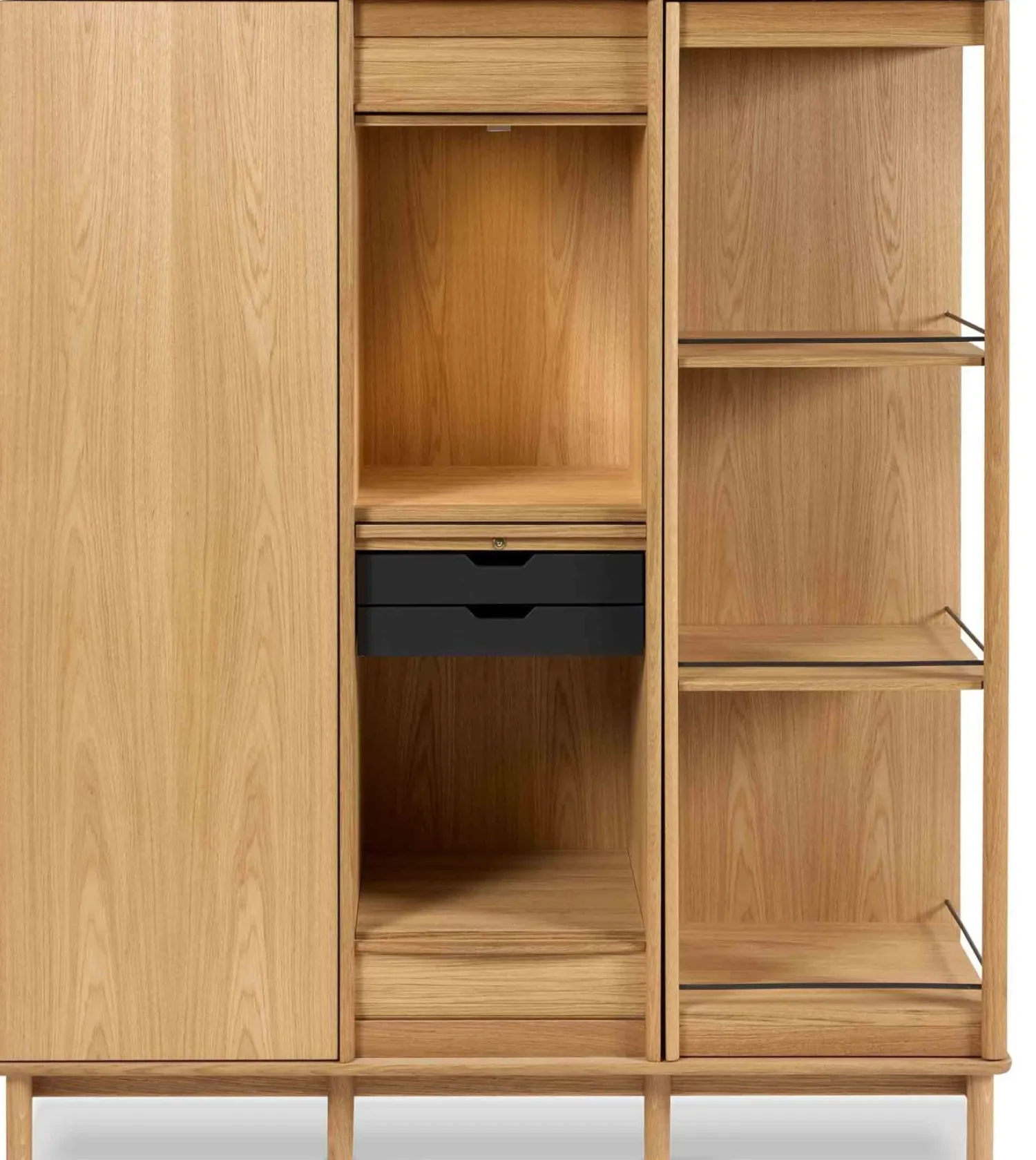 Opbergkasten|Opbergkasten-Skovby SM546 Highboard Naturel