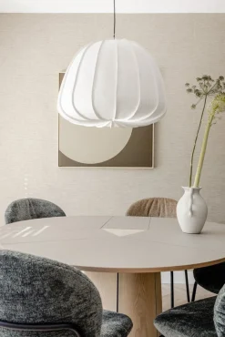 Houten Eettafels|Uitschuifbare Eettafels-Skovby SM33 Uitschuiftafel Zwart