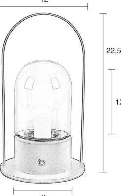 Snoerloze Tafellampen|Tafellampen-Zuiver Smarty Tafellamp Black