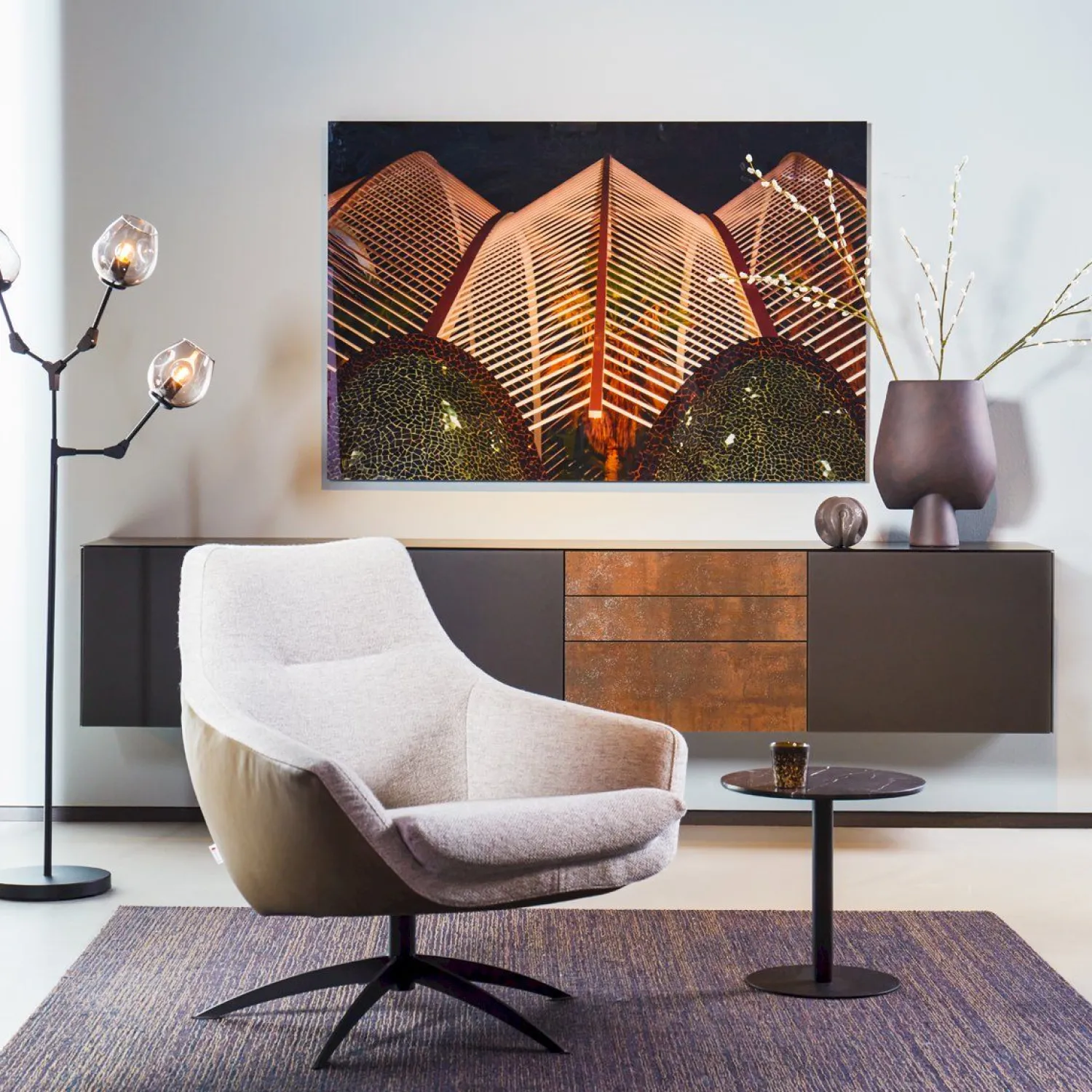 Draaifauteuils-Movani Smile Fauteuil Geel