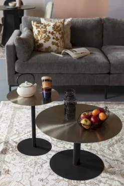 Ronde Salontafels-Zuiver Snow Brushed Salontafel Brushed Satin