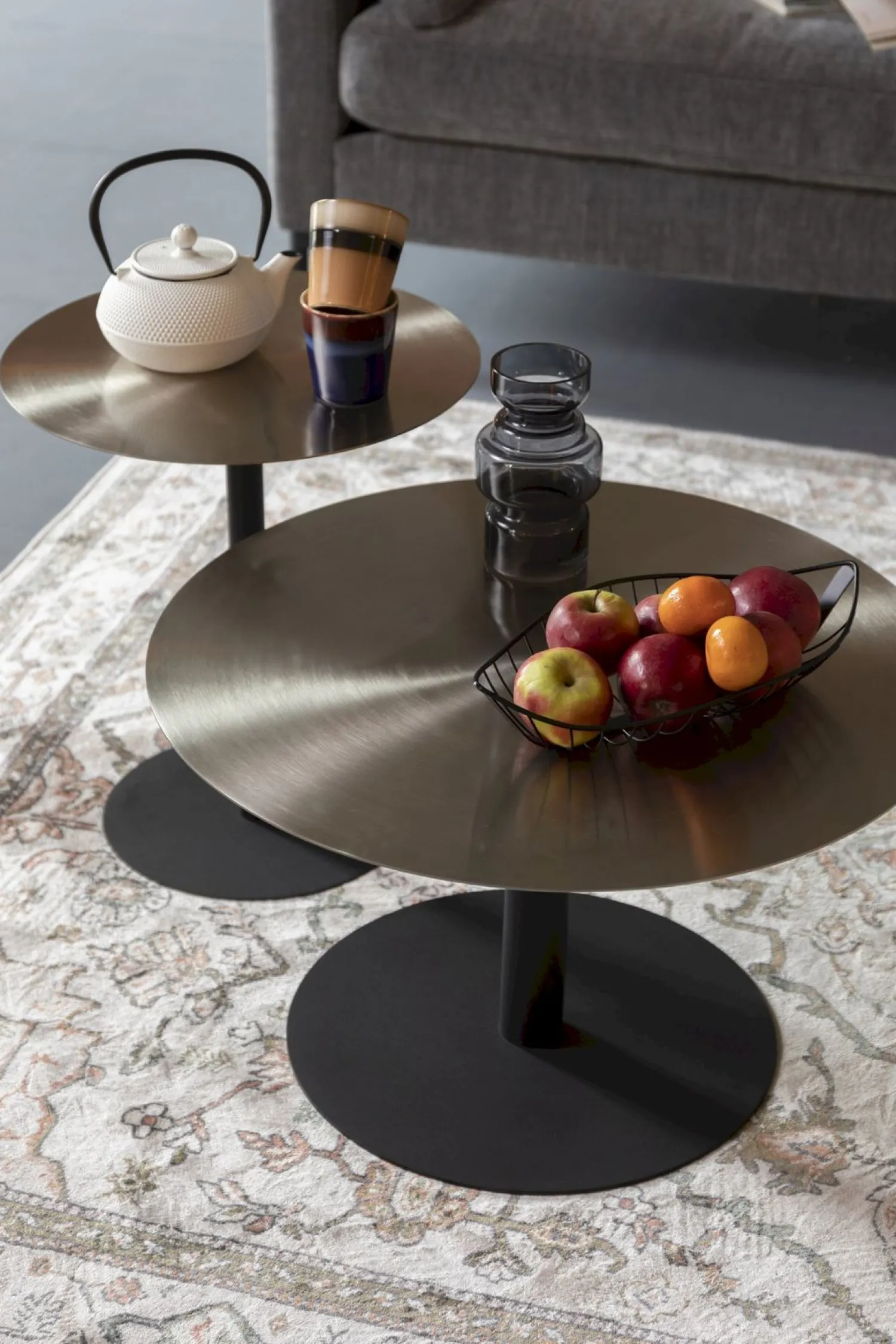 Ronde Salontafels-Zuiver Snow Brushed Salontafel Brushed Satin