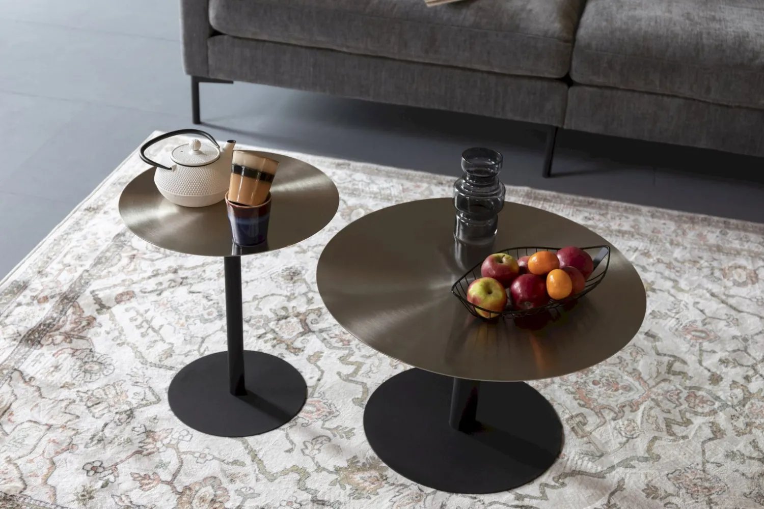 Ronde Salontafels-Zuiver Snow Brushed Salontafel Brushed Satin