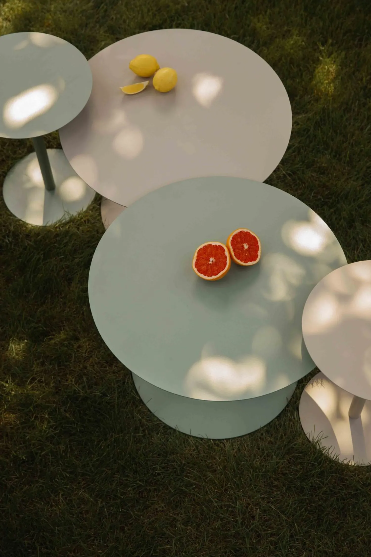 Tuintafels|Ronde Salontafels-Zuiver Snow Salontafel Groen