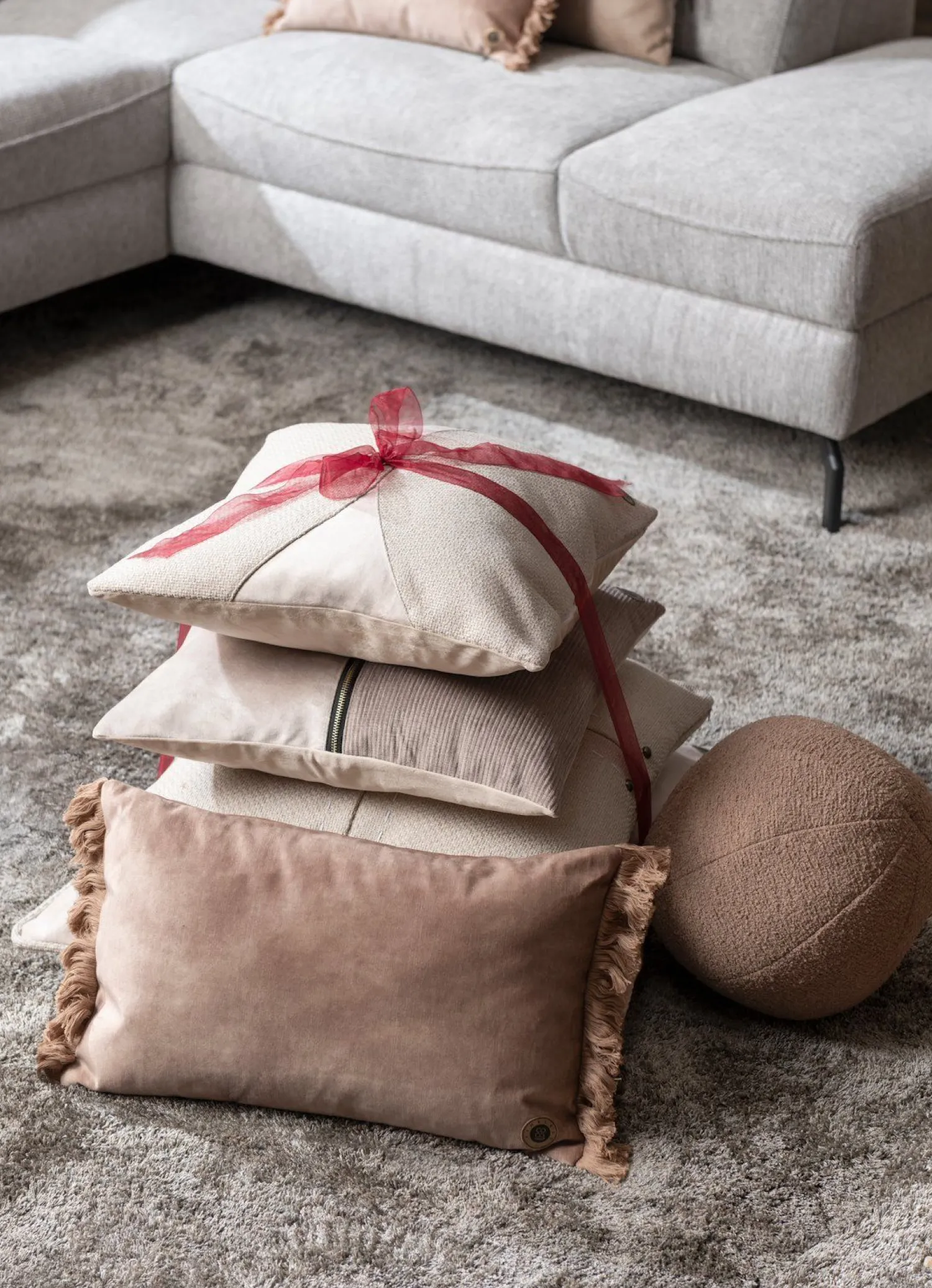 Sierkussens & Plaids-COCO maison Sofia Sierkussen Beige