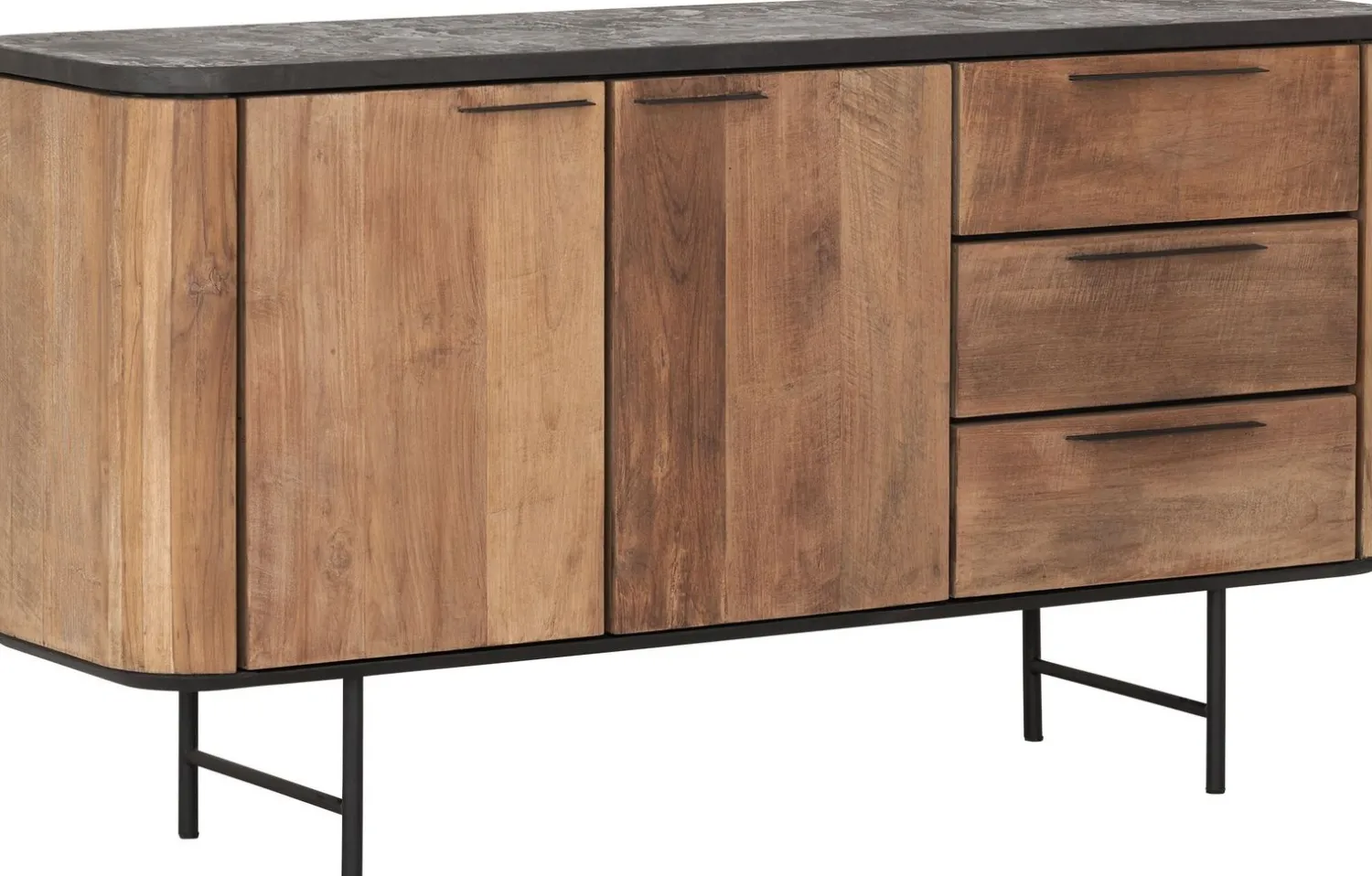 Dressoirs-DTP Home Soho Dressoir Bruin, Zwart