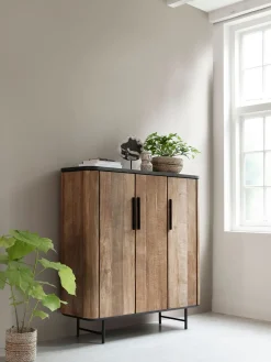 Opbergkasten|Opbergkasten-DTP Home Soho Opbergkast Bruin, Zwart