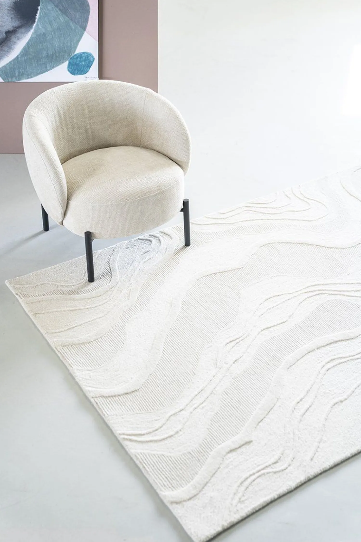 Vloerkleden|Wollen Vloerkleden-By Boo Soil Vloerkleed Off White