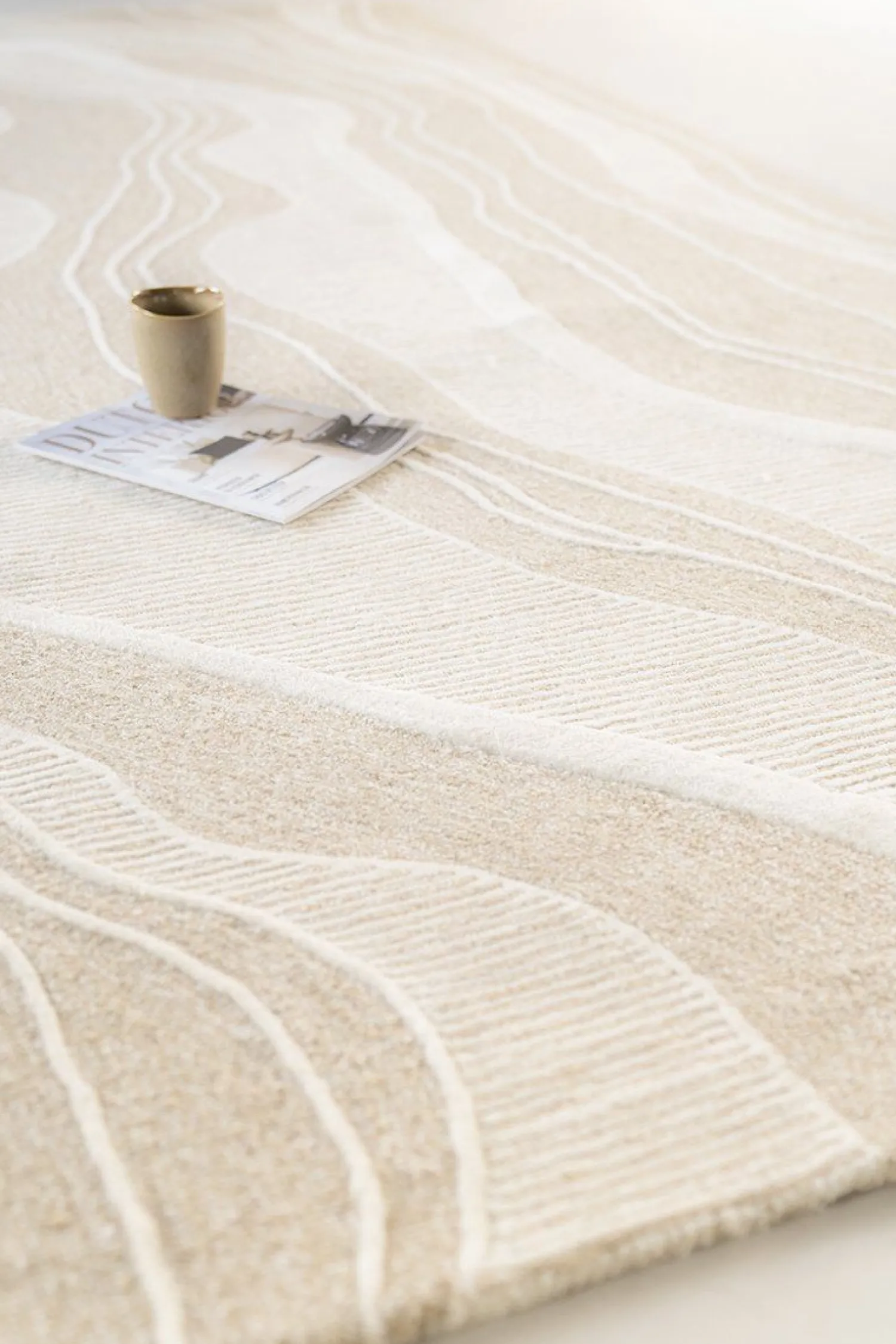 Vloerkleden|Wollen Vloerkleden-By Boo Soil Vloerkleed Beige