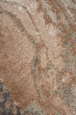 Vloerkleden|Ronde Vloerkleden-Zuiver Solar Rond Vloerkleed Grijs, Terra
