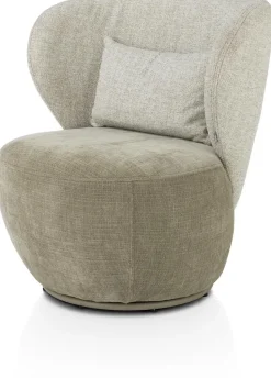 Draaifauteuils-XOOON Solee Fauteuil Groen