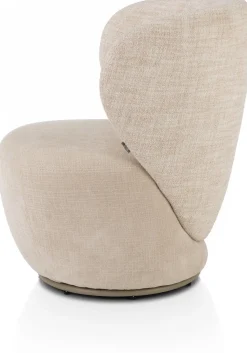 Draaifauteuils-XOOON Solee Fauteuil Creme