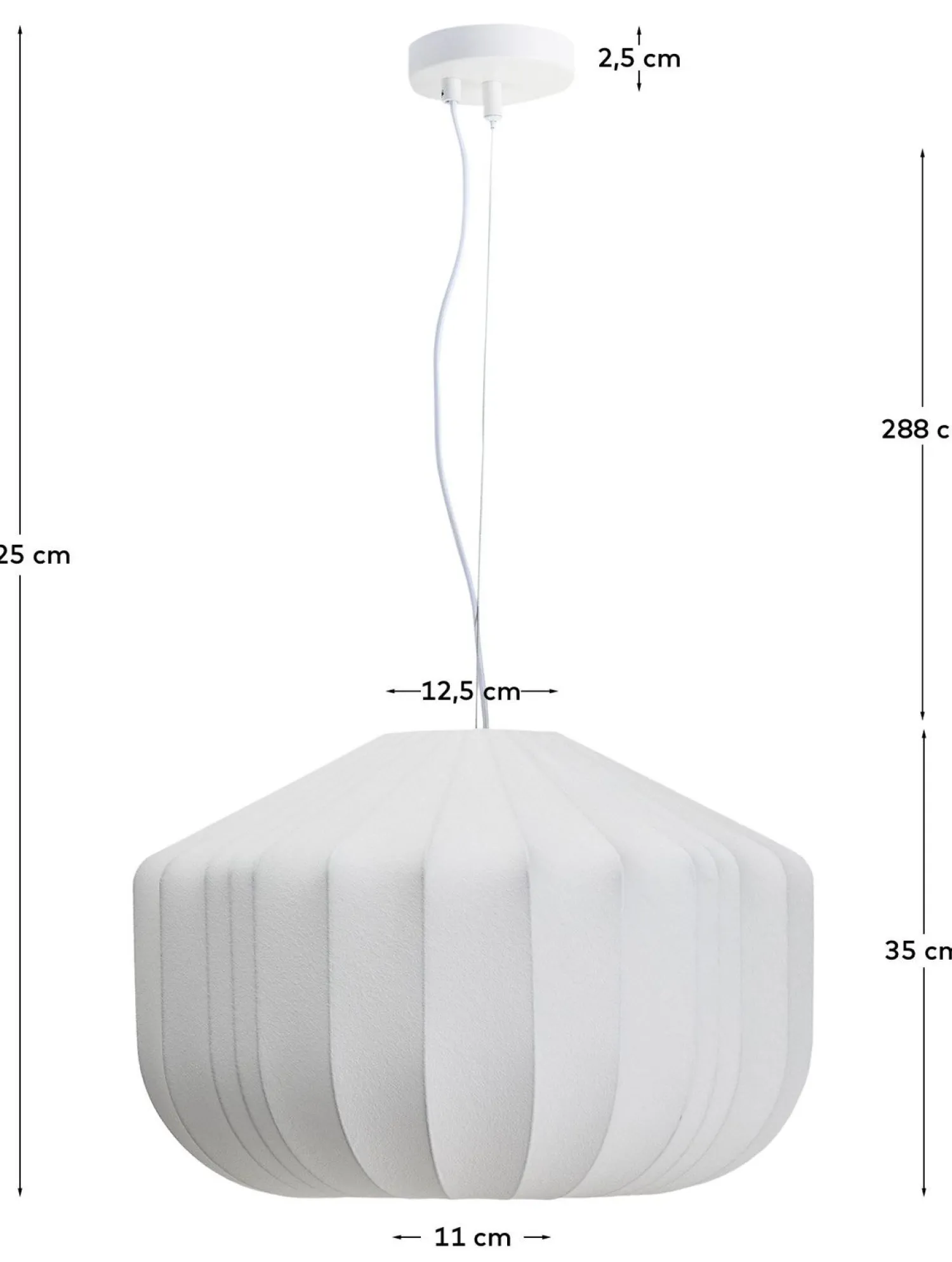 Hanglampen|Hanglampen-Kave Home Somar Hanglamp Wit