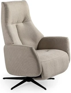 Draaifauteuils|Relaxfauteuils-Feelings Wonen Sophia Relaxfauteuil Beige