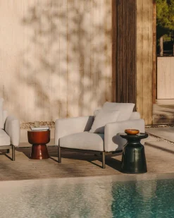 Tuinstoelen-Kave Home Sorells Fauteuil Beige