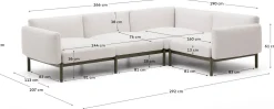 Loungesets-Kave Home Sorells Loungeset Beige, Groen