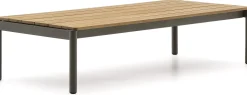Tuintafels|Houten Salontafels-Kave Home Sorells Outdoor Houten Salontafel Naturel