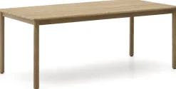 Tuintafels|Houten Eettafels-Kave Home Sori Outdoor Eettafel Naturel