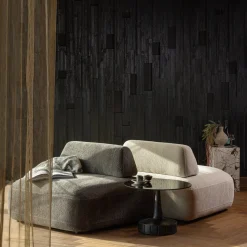 Houten Bijzettafels|Ronde Bijzettafels-WOOOD Soya Bijzettafel Black