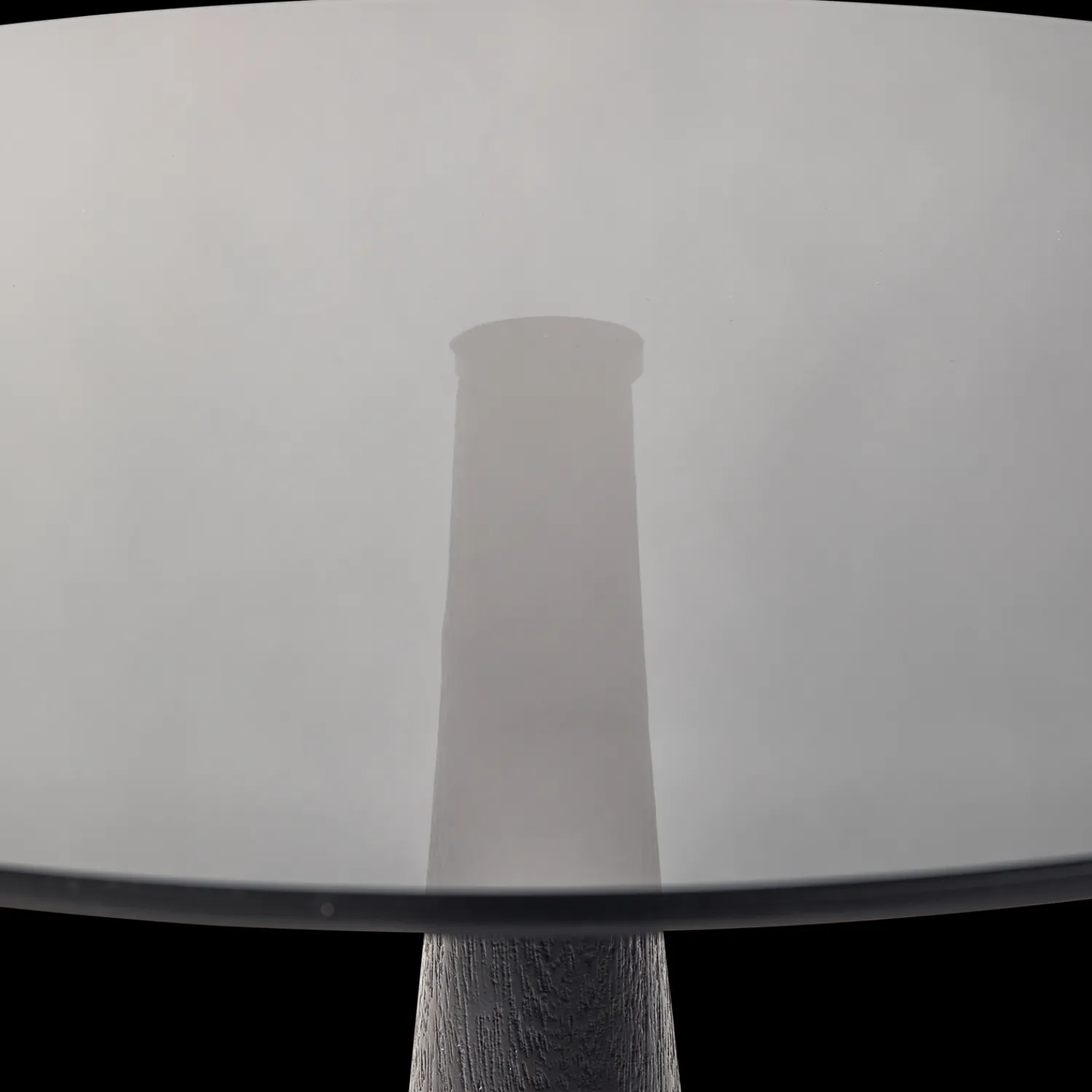 Houten Bijzettafels|Ronde Bijzettafels-WOOOD Soya Bijzettafel Black