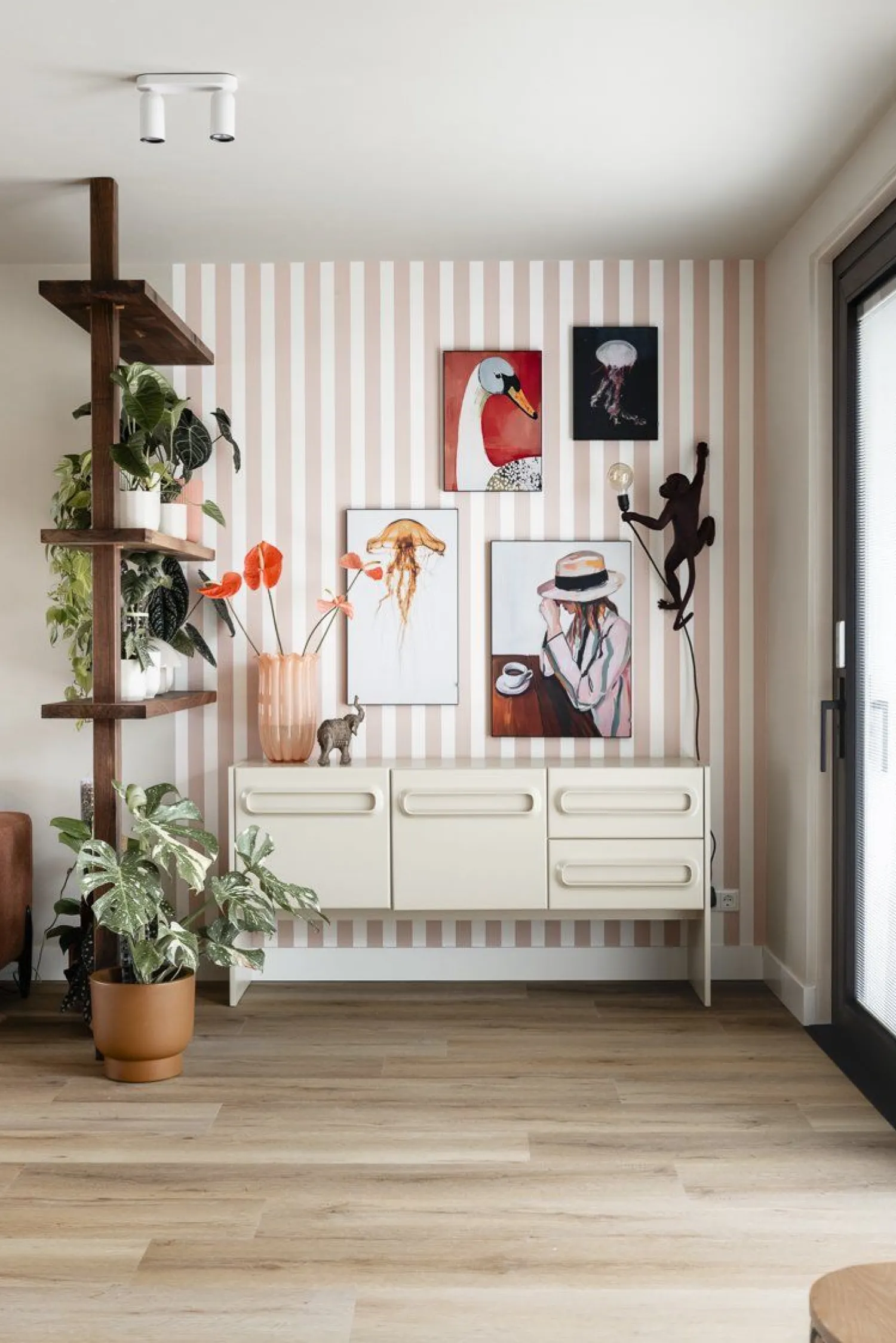 Dressoirs-HKLIVING Space Dressoir Cream