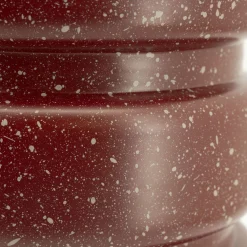 Ronde Bijzettafels-By Boo Spatter Bijzettafel Burgundy