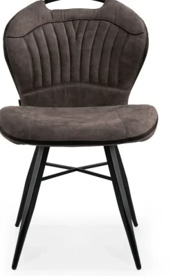 Eetkamerstoelen Zonder Armleuning-Feelings Wonen Splash Eetkamerstoel Antraciet