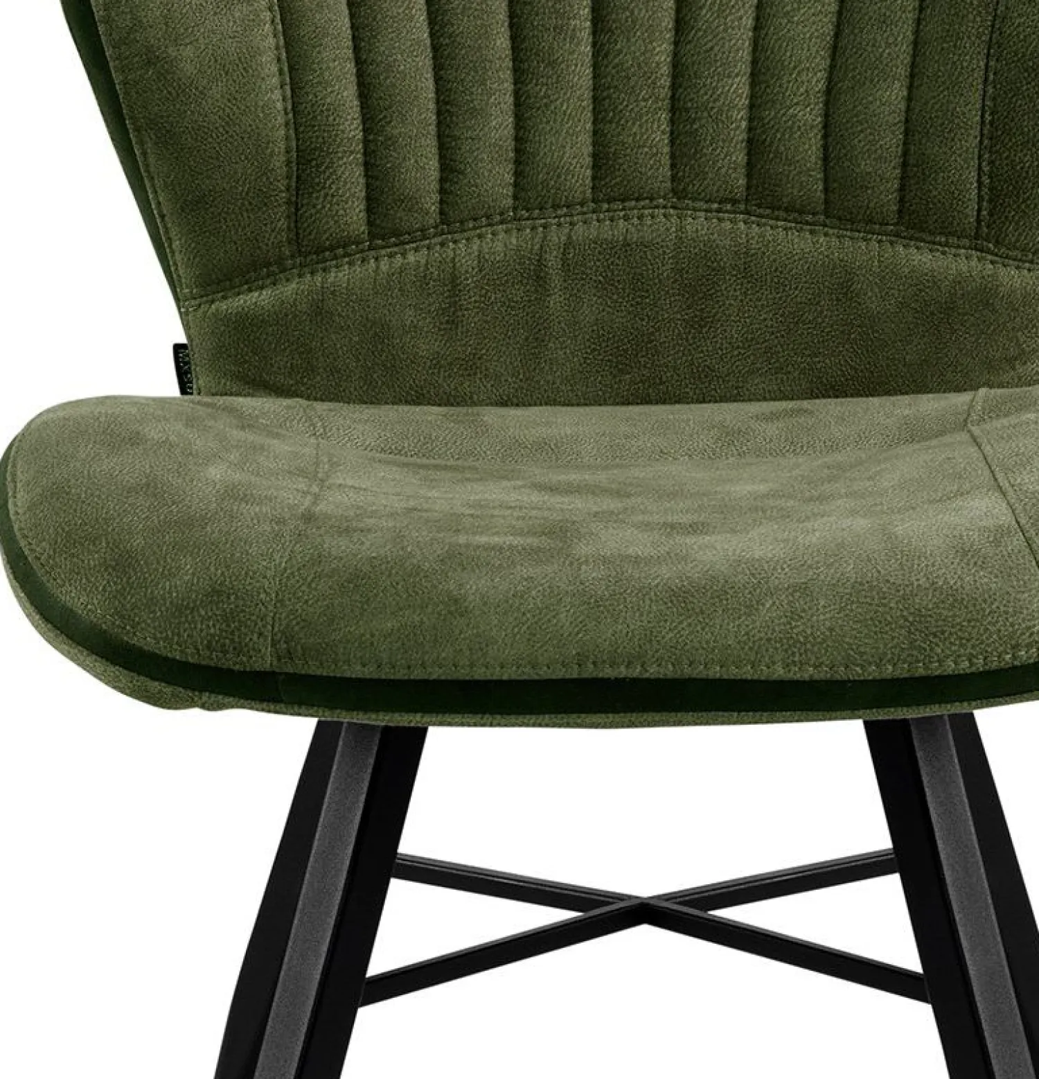 Eetkamerstoelen Zonder Armleuning-Feelings Wonen Splash Eetkamerstoel Mossgroen