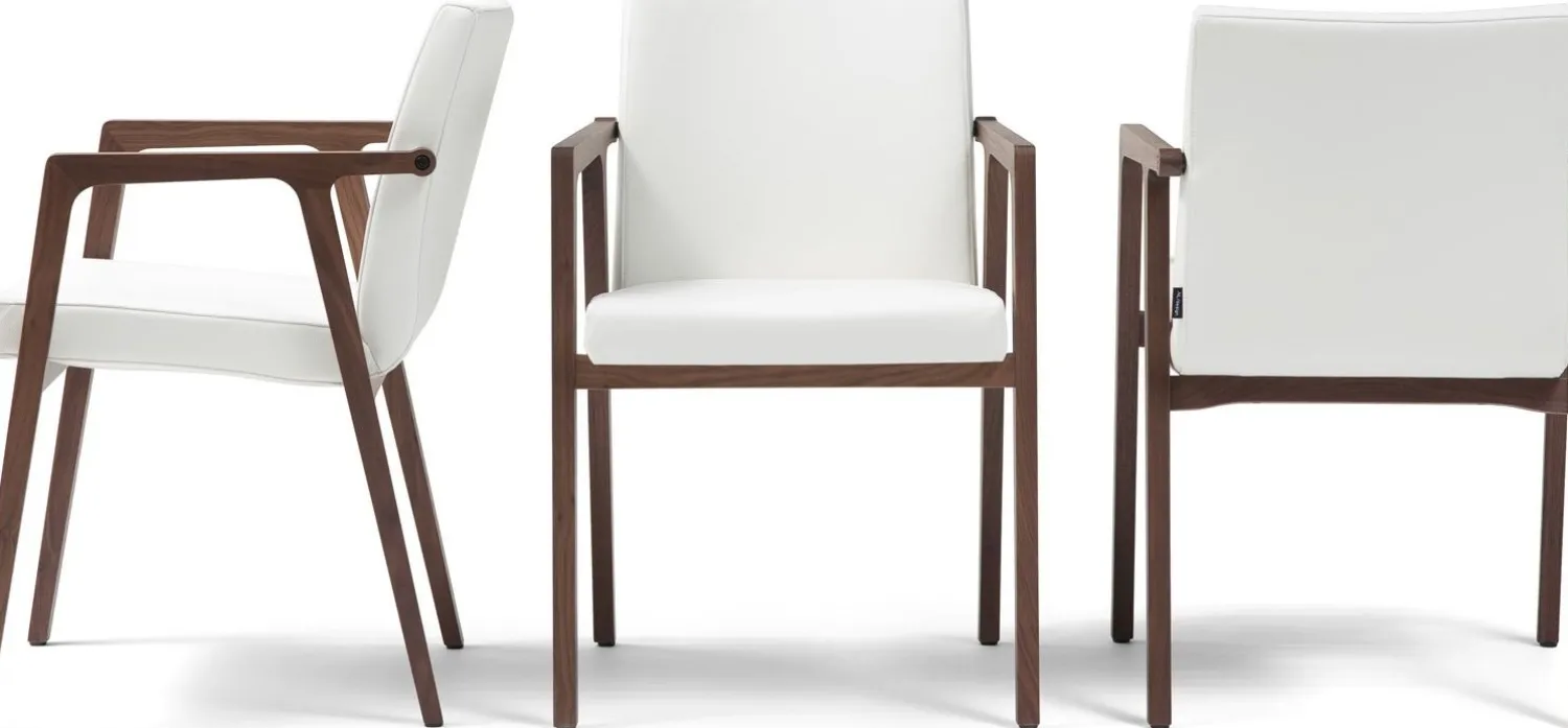 Design Stoelen|Eetkamerstoelen Zonder Armleuning-Harvink Splinter Eetkamerstoel Groen, Bruin