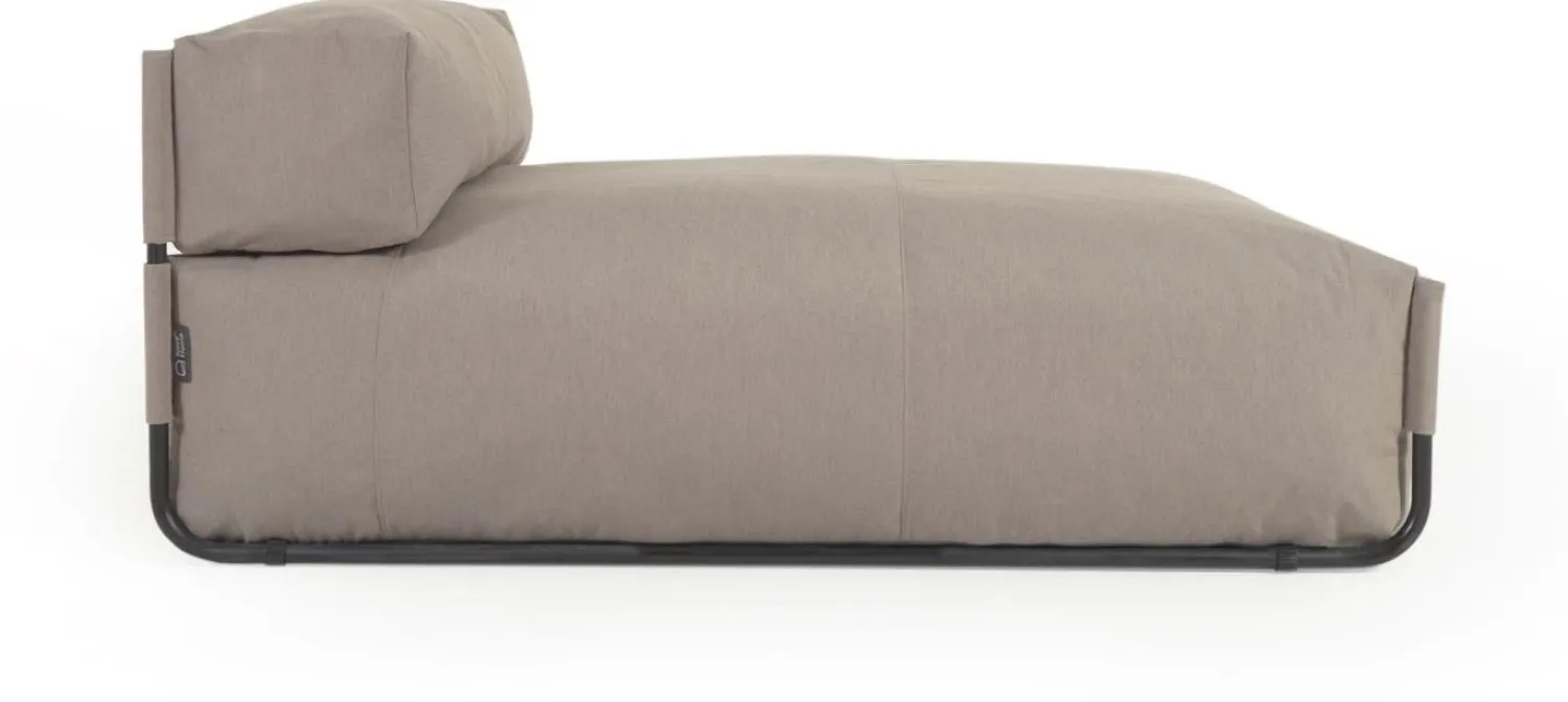 Tuinstoelen-Kave Home Square Outdoor Chaise Longue Groen