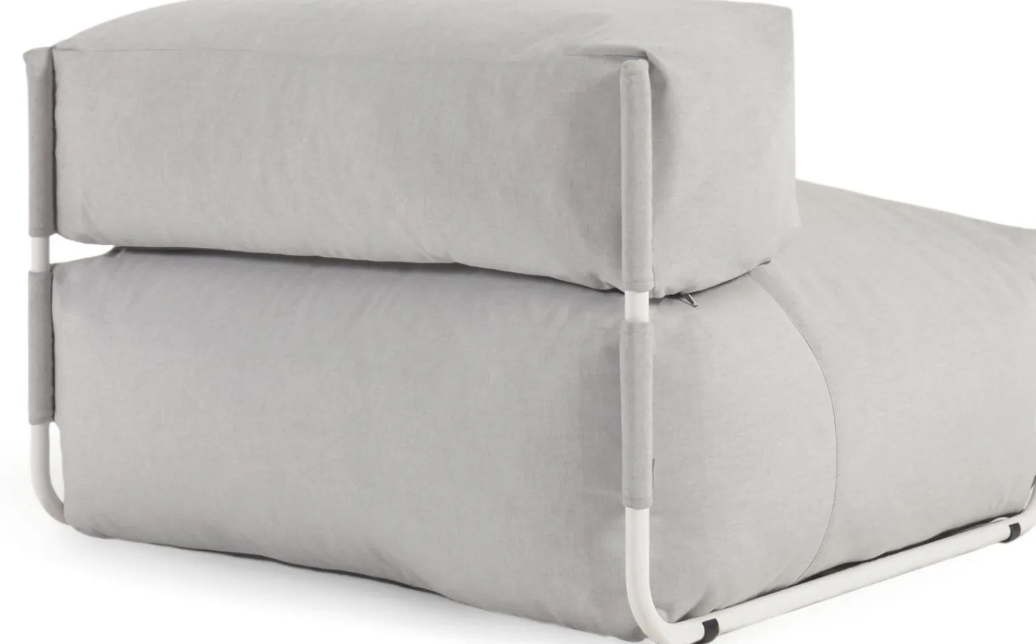 Tuinstoelen-Kave Home Square Outdoor Lounge Fauteuil Grijs