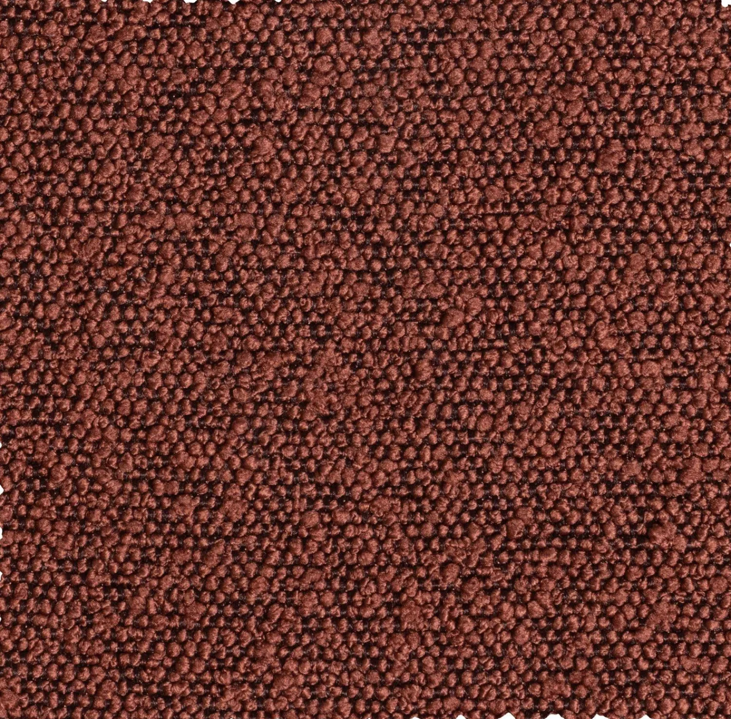 Hoekbanken-WOOOD Statement Bouclé Rechts Hoekbank Chestnut