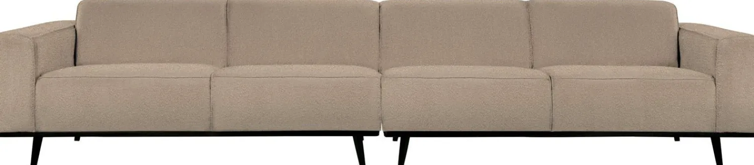Zitbanken-WOOOD Statement Bouclé XL 4-Zitsbank Beige