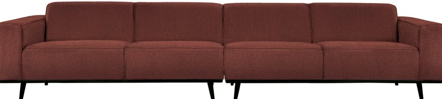Zitbanken-WOOOD Statement Bouclé XL 4-Zitsbank Chestnut