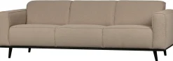 Zitbanken-WOOOD Statement Bouclé 3-Zitsbank Beige