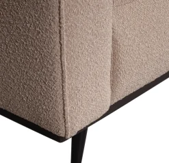 Zitbanken-WOOOD Statement Bouclé 3-Zitsbank Beige