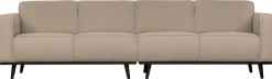 Zitbanken-WOOOD Statement Bouclé 4-Zitsbank Beige