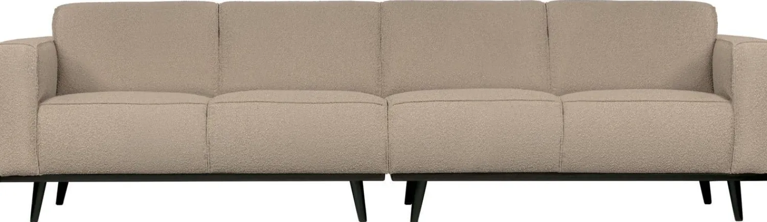 Zitbanken-WOOOD Statement Bouclé 4-Zitsbank Beige