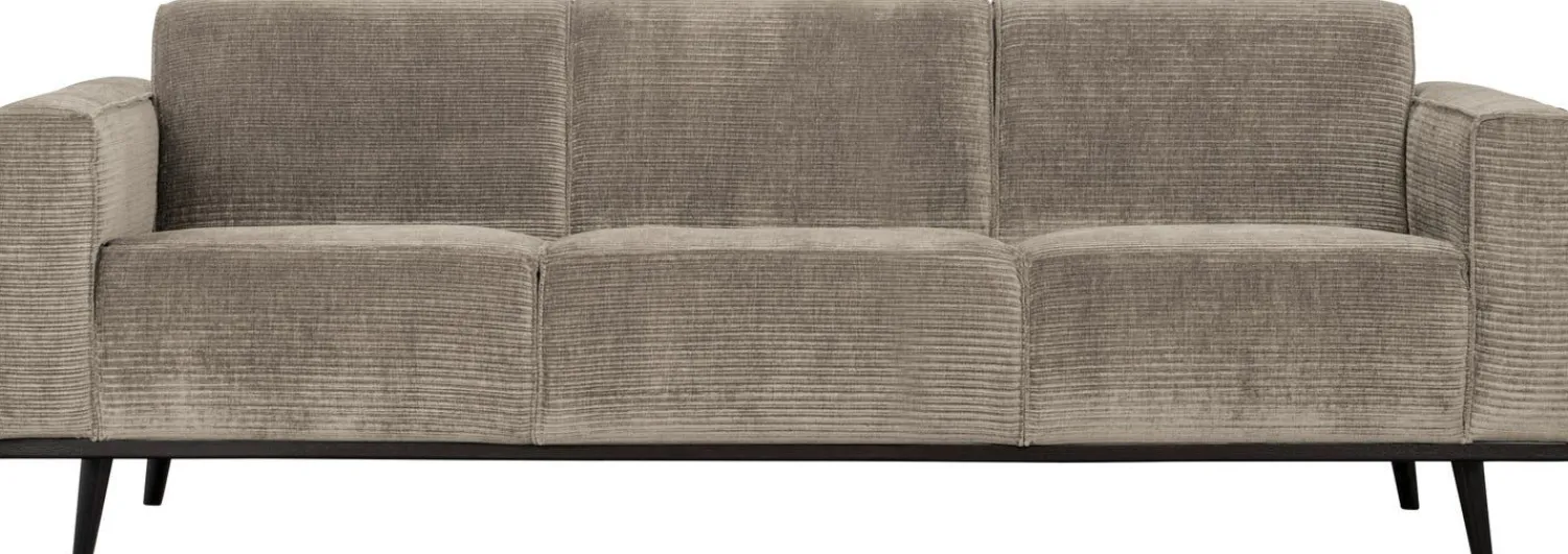 Zitbanken-WOOOD Statement Rib 3-Zitsbank Clay