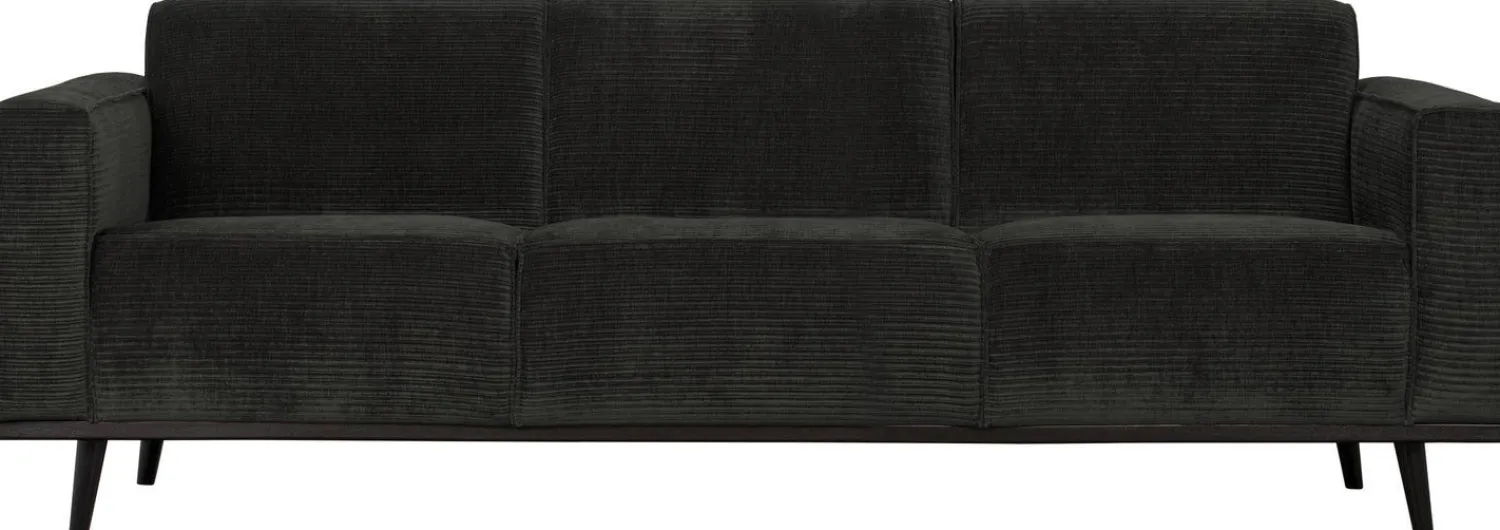 Zitbanken-WOOOD Statement Rib 3-Zitsbank Graphite