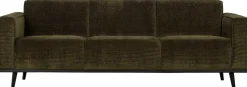 Zitbanken-WOOOD Statement Rib 3-Zitsbank Warm Groen