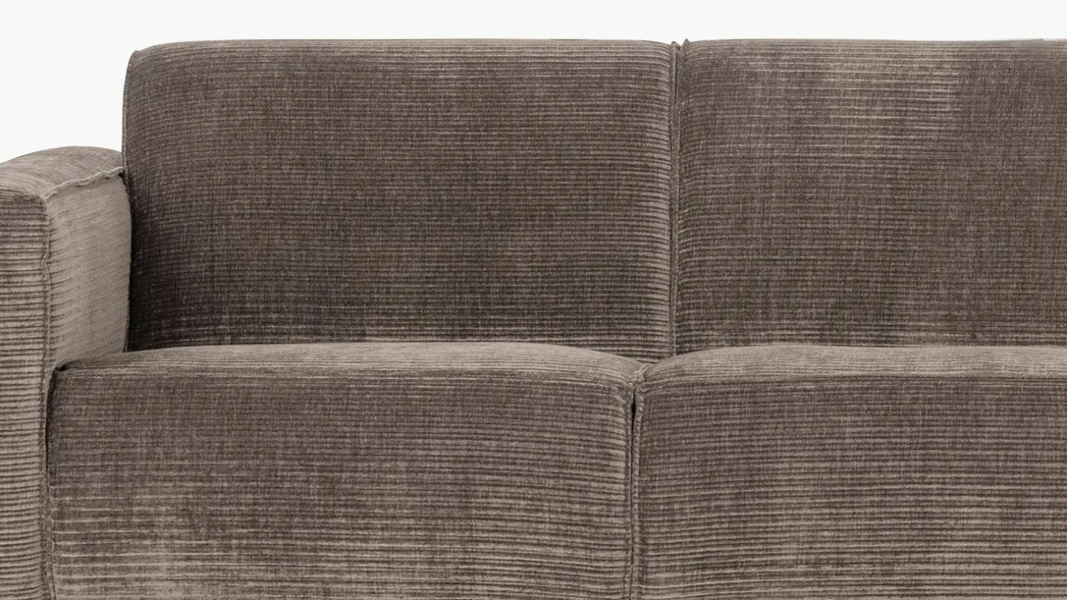 Zitbanken-WOOOD Statement Rib 3-Zitsbank Taupe